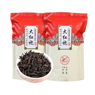 源御露武夷传统碳焙大红袍茶叶 乌龙茶 武夷大红袍2袋共500g