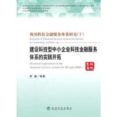 正版新书]我国科技金融服务体系研究(下)-建设科技型中下企业科