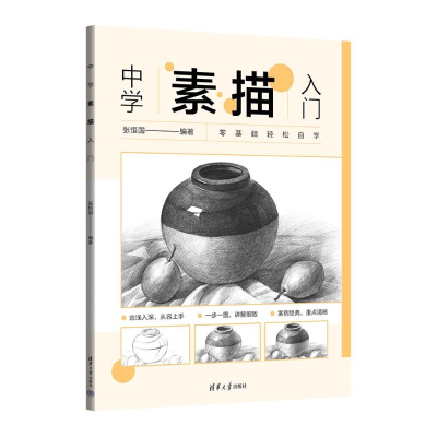正版新书]中学素描入门张恒国 编9787302645924