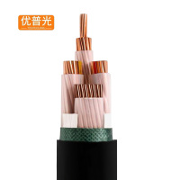 优普光钢带铠装铜芯阻燃低压电缆 YJV22-0.6/1KV-3*25+1*16mm²/米