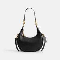 COACH GLOVETANNED JONIE BAG 22女单肩斜挎包 全皮质感便捷开合 月牙包
