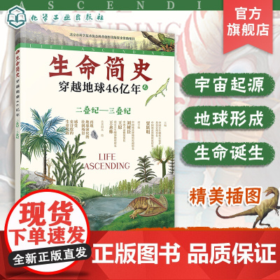 生命简史 穿越地球46亿年 二叠纪 三叠纪 6-12-15岁儿童中小学生青少年科普读物 宇宙起源地球形成生命诞生史前世界