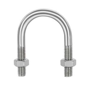 中锦科技 不锈钢U形螺丝U型卡管夹固定管卡 M6*102mm 套
