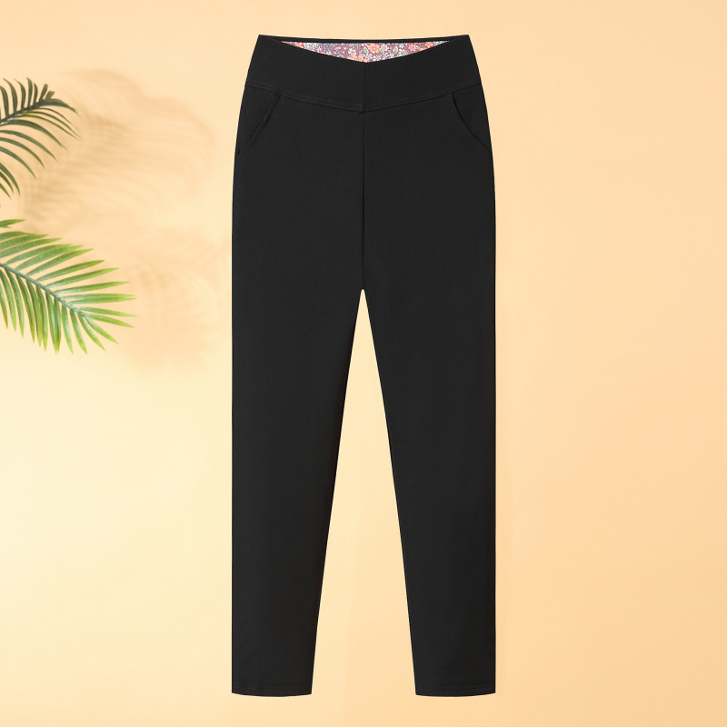 年女装加绒保暖妈妈裤冬裤40-60岁新款中老年人洋气休闲长裤