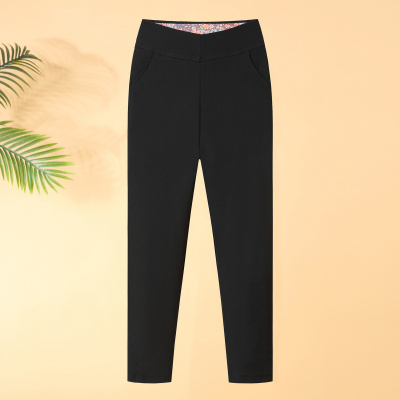 年女装加绒保暖妈妈裤冬裤40-60岁新款中老年人洋气休闲长裤