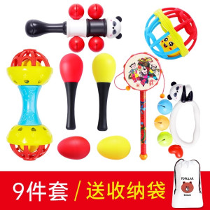 婴儿玩具0一1岁益智早教新生儿手摇铃3宝宝三个月抓握训练小沙锤6