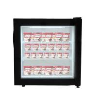 捷盛SD-55 小型迷你冰吧 家用商用立式冷冻展示柜 雪糕冰淇淋展示柜 冰冻榴莲展示柜小冷柜 玻璃门小冰箱展示小冰柜