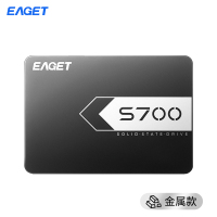 忆捷(Eaget) 固态硬盘S700 2.5寸SATA3高速DIY装机金属外壳兼容性更强读写高品质稳定512G