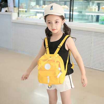 新款儿童可爱迷你防走失背包男女童幼儿园书包潮手提包亲子旅游双肩包-定制黑色小号防走失黑色小号防走失