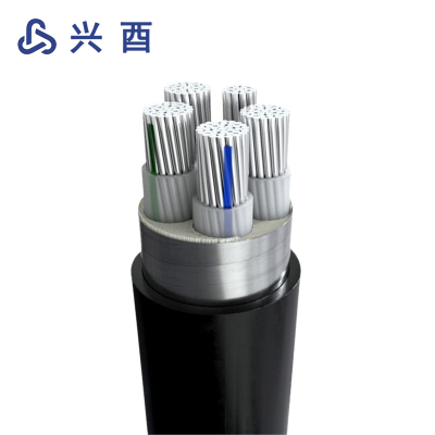 兴酉 铝芯铠装电缆 YJLV22-2*120 米