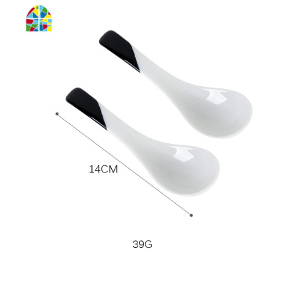 白石碗家用吃饭碗餐具套装碗盘欧式碗碟盘子汤碗米饭碗 FENGHOU 4.5英寸米饭碗-cookis