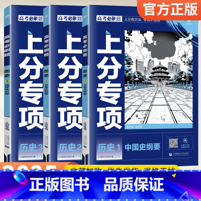 [历史]全套3册 专题版历史 [正版]新高考历史专题版2025版高考必刷题专项政治发展史经济发展史文化发展史高中通用高一