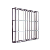 沐蓝星 不锈钢防盗窗 定制方管加固款/平方米