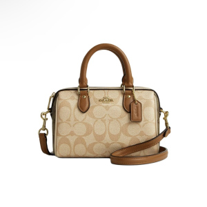 蔻驰(COACH)女包 女士枕头包女士斜挎包Mini Bennett 波士顿手提包 小方包 F32203