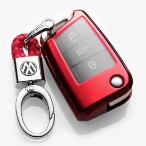[补贴10%]适用于2018款大众途观L钥匙包高尔夫7嘉旅凌渡途昂汽车钥匙壳套扣汽车钥匙包