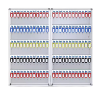 迅迈 120位壁挂钥匙箱[铝合金加厚款]钥匙箱壁挂式房地产中介物业汽车锁匙收纳存放盒储存管理盒钥匙柜