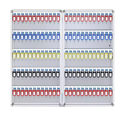 迅迈 120位壁挂钥匙箱[铝合金加厚款]钥匙箱壁挂式房地产中介物业汽车锁匙收纳存放盒储存管理盒钥匙柜