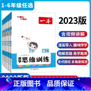 数学思维训练 小学三年级 [正版]一本数学思维训练小学1-6年级 小学数学举一反三奥数训练变式题组 小学计算拓展思维逻辑