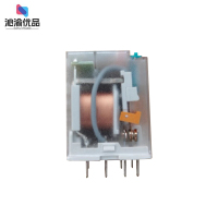 沁渝优品 小型继电器 DC24V-2L/个