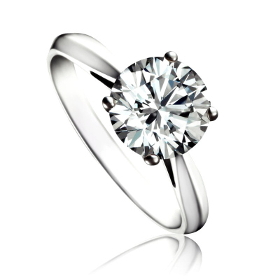 梦克拉MkelaPT950铂金钻石女戒求婚订婚戒指依恋53分K-LK-M级50-59分