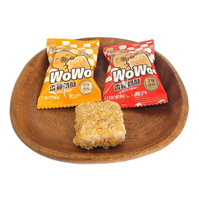 喔喔香脆奶酥散装250g结婚喜糖零食品卡皮巴拉(代可可脂)
