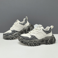 男生头层牛皮高端淋胶鞋男款潮鞋欧洲站男鞋男士厚底增高休闲鞋男