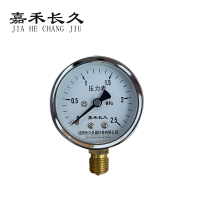 嘉禾长久 压力表 Y60 0-2.5Mpa 块