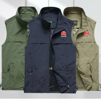 天富星立领背心定制LOGO工作服马甲 锦纶 件