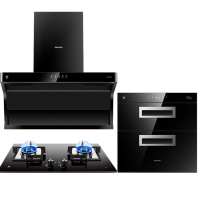 樱花(SAKURA)烟灶消套装7字型抽油烟机家用顶吸侧吸式油烟机CXW-280-QA01+B9201+c01液化气