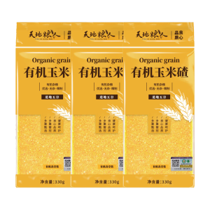 天地粮人 有机玉米碴 330g*3(单位:组)
