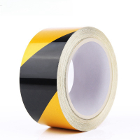 老计胶带 胶带 反光黑黄100mm*30m 卷 胶粘
