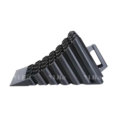 翌嘉YJ4121911 塑料止退器塑料止滑器停车斜坡垫三角木阻车器 450*250*260mm