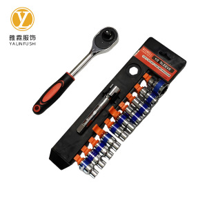 雅霖服 快速扳手大飞直头1/2 12件套 12件套