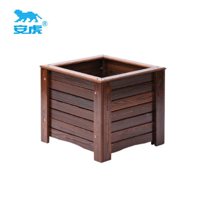 安虎 户外防腐木花箱 40*40*35cm 个