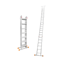 围达 铝合金折叠梯子 加厚7步四折 个