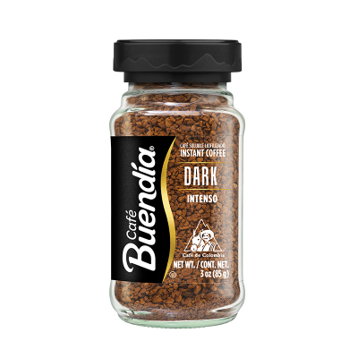 哥伦比亚原装进口Buendia博恩意式特浓阿拉比卡冻干速溶黑咖啡85g