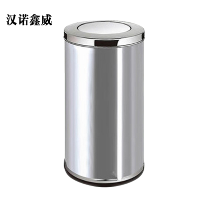 汉诺鑫威不锈钢垃圾桶烟蒂柱灭烟桶带烟灰缸室外电梯口立式中号港氏桶