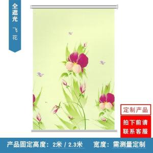 家柏饰(CORATED)卷帘浴室小窗户遮挡帘 厕所防水升降风景画 全遮光卧室免打孔窗帘