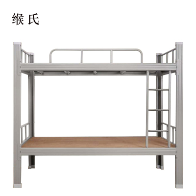 缑氏铁架床钢木床宿舍床灰色加厚型2000X1200含床板