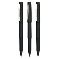 齐心 GP187 大容量中性笔 子弹头 0.7mm 黑 12支装