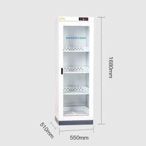 易企采 臭氧S400L钢化玻璃门510*550*1680mm 资料消毒柜 文件消毒柜 档案图书人民币消毒柜现金消毒灭菌柜 臭氧消毒柜S400L钢化玻璃门4层