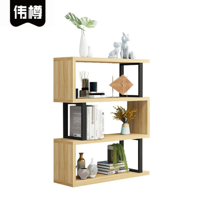 伟樽书架置物架三层60*30*115cm个