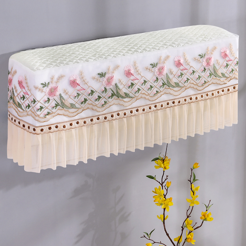 全包挂式空调罩绣花挂机罩开机不取防直吹1.