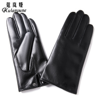 女式山羊皮触屏手套879
