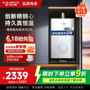 AO史密斯佳尼特16升燃气热水器佳尼特 小体积 不锈钢换热器8年包换 恒温大水量 抗风防冻 JSQ31-TCA1