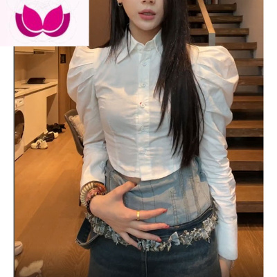 七斓春装女2023年新款成套搭配一整套盐系轻熟牛仔背带裙套装韩剧