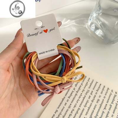 JiMi高弹力耐用头绳ins简约气质扎马尾发绳发圈网红扎头发皮套头饰女