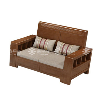 鑫星奈 XXN4031202实木沙发简约冬夏两用客厅沙发 双人位