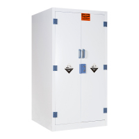 易企采 60加仑PP药品柜实验室酸碱柜危险化学品安全柜耐酸碱腐蚀器皿试剂存放柜