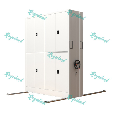 洛诗莲 (RoyceLand) 手摇密集架移动档案柜钢制轨道密集柜 一列2组